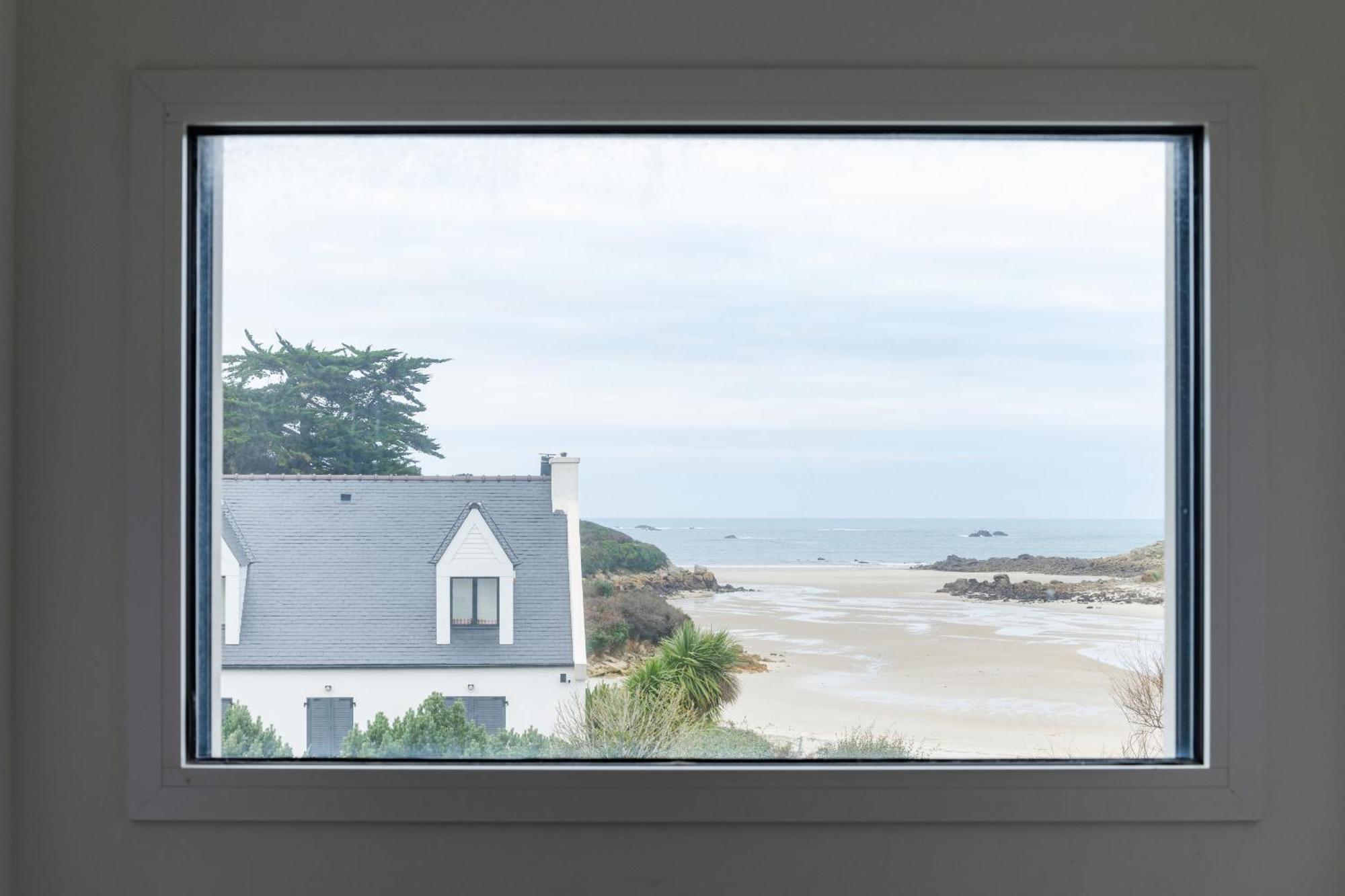 Ker Stivell - Superbe Maison Neuve A 2 Pas De La Mer Landunvez Exterior foto