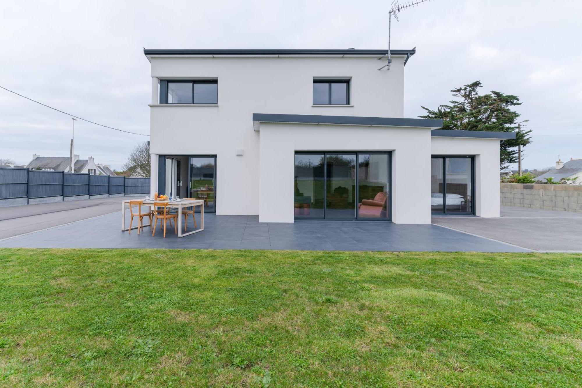 Ker Stivell - Superbe Maison Neuve A 2 Pas De La Mer Landunvez Exterior foto
